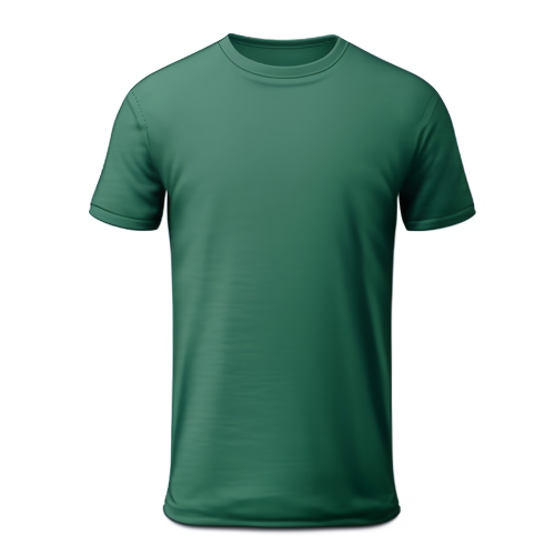 Green Round Neck T shirt